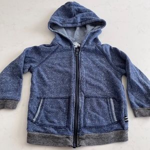 Splendid boys zip sweatshirt hoodie size 2